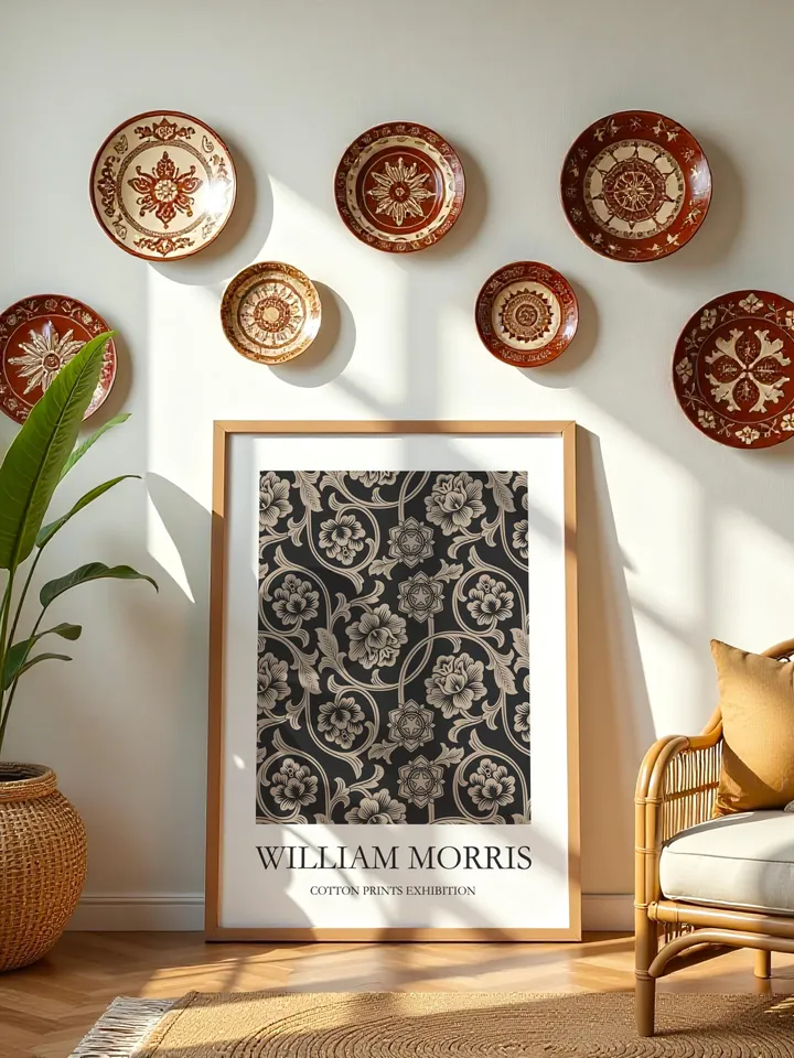 William Morris Style Wall Art Print Museum Poster Home Decor Interior Design Pattern Vintage Painting Textile Gallery Gift Digital Download