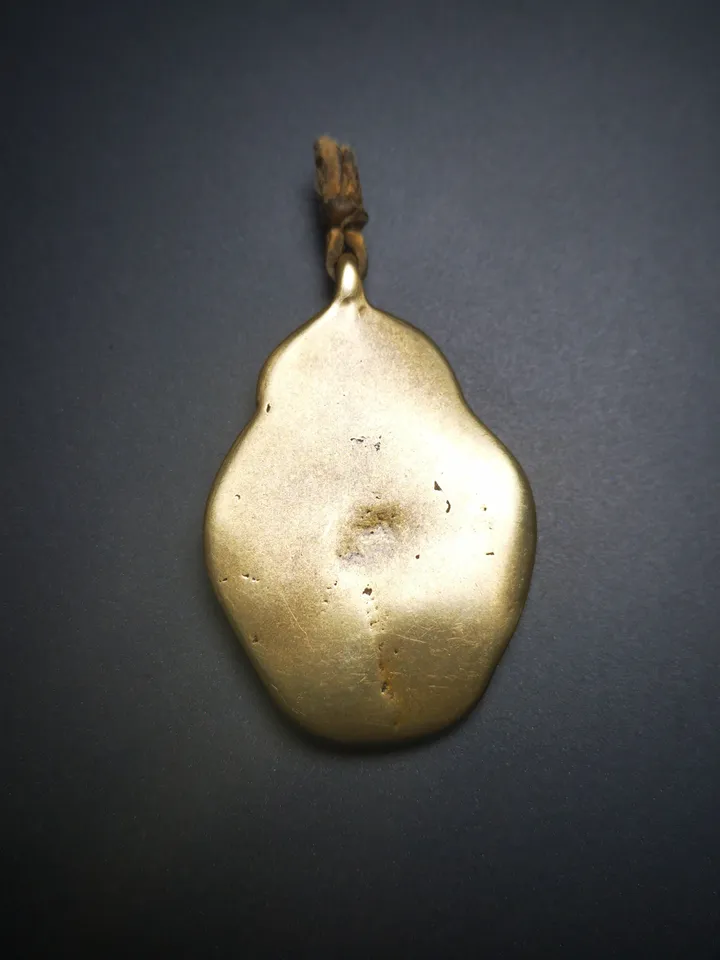 Gandhanra Antique Tibetan Buddhist Protective Pendant,A Tibetan Cross Vajra Amulet, 50 years old