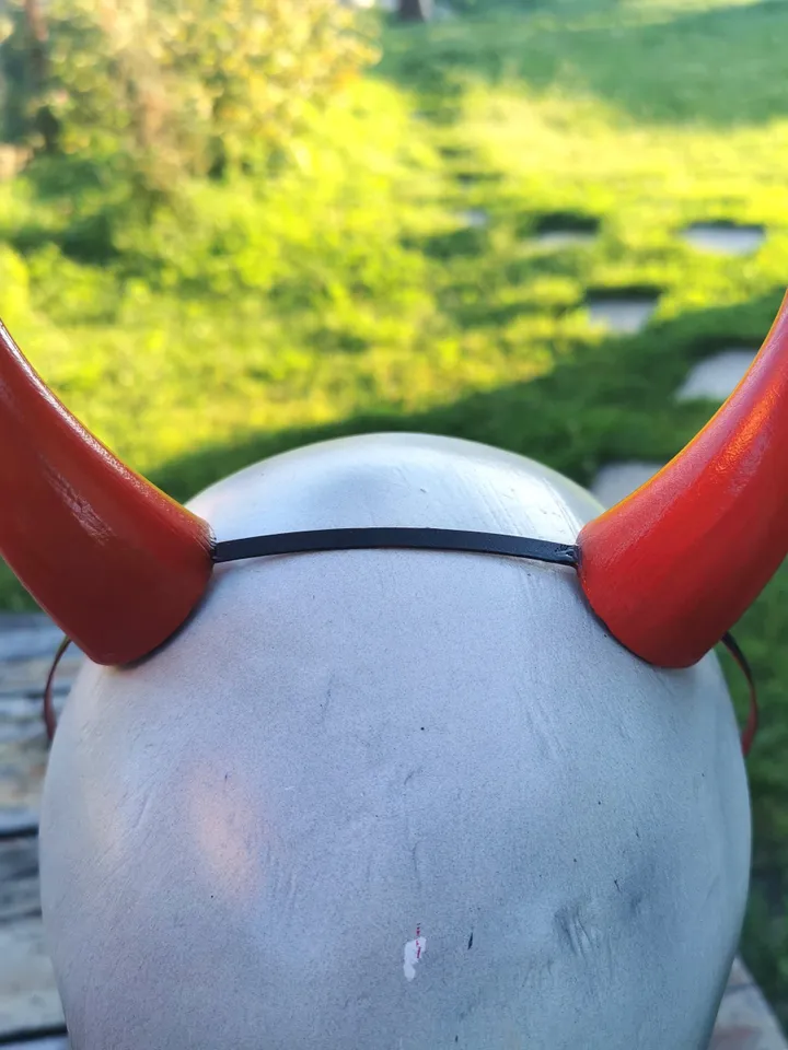 Pack of 3 Small Devil Horns, Devil Horns Headband for Halloween, Red Devil Horns, Realistic Fantasy Cosplay Horns, Three Pairs of Horns