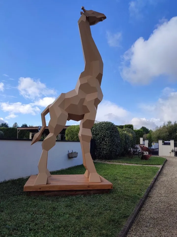 Welding Project Plans Drawings Giraffe (DXF, PDF)