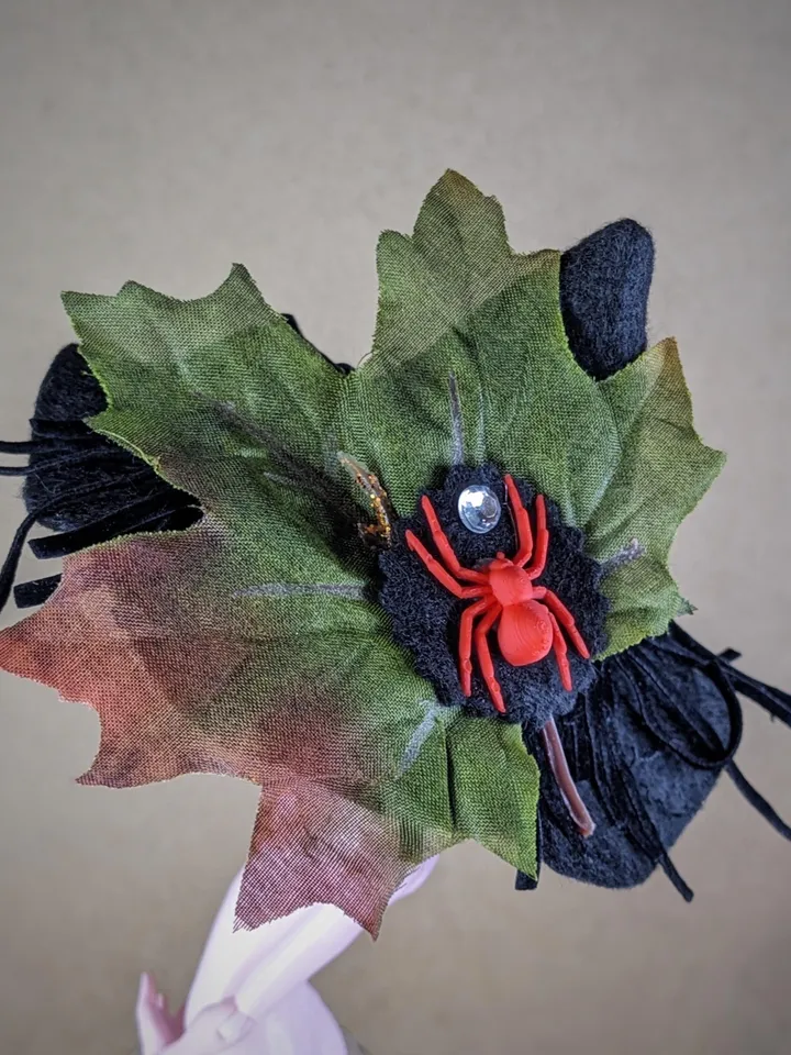 Halloween witch hat for 13 cm doll head