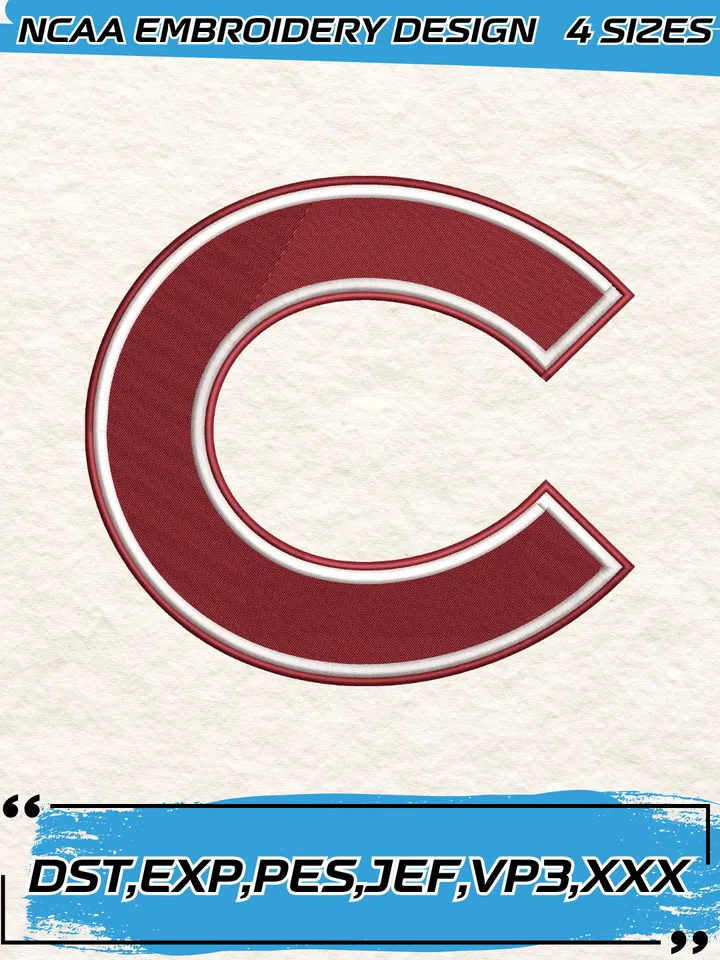 Colgate Raiders Logos Embroidery Designs,NCAA Logo Embroidery Design,Machine Embroidery Design File,4 Sizes, Digital Download