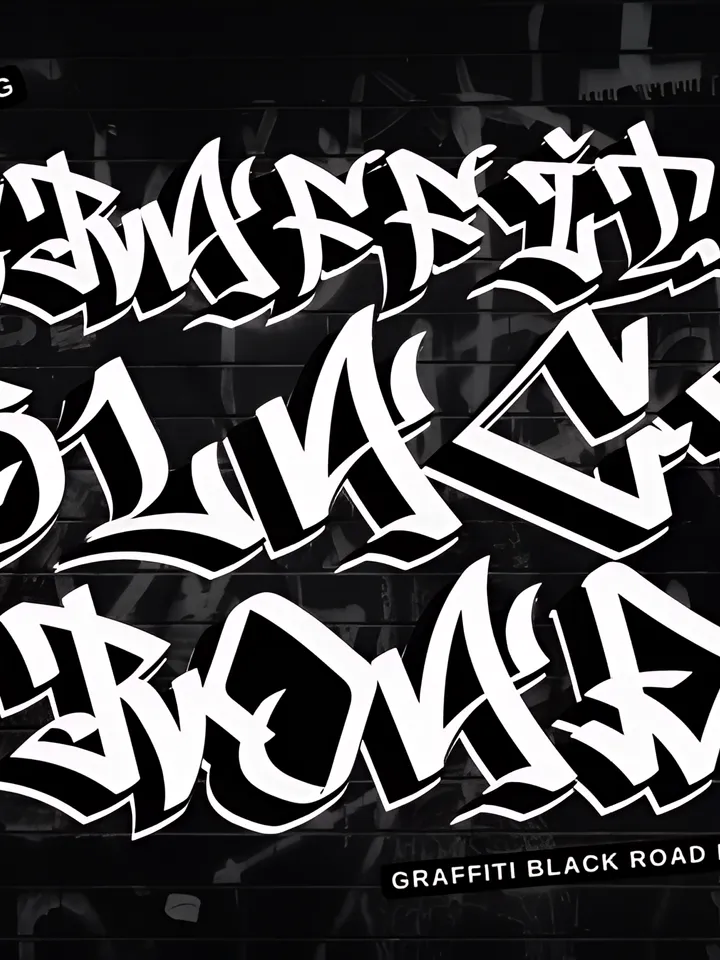 Graffiti Black Road Font