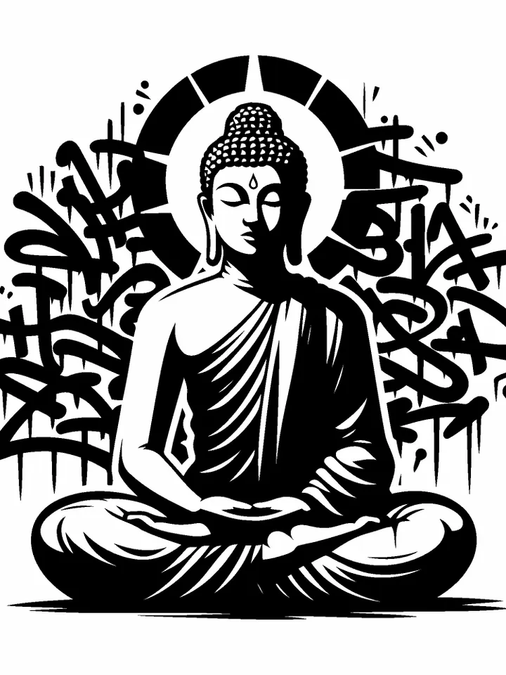Buddha SVG Bundle, Buddhism Clipart, Buddha Vector, Meditation SVG, Religious Svg, Yoga Svg, The Buddha svg