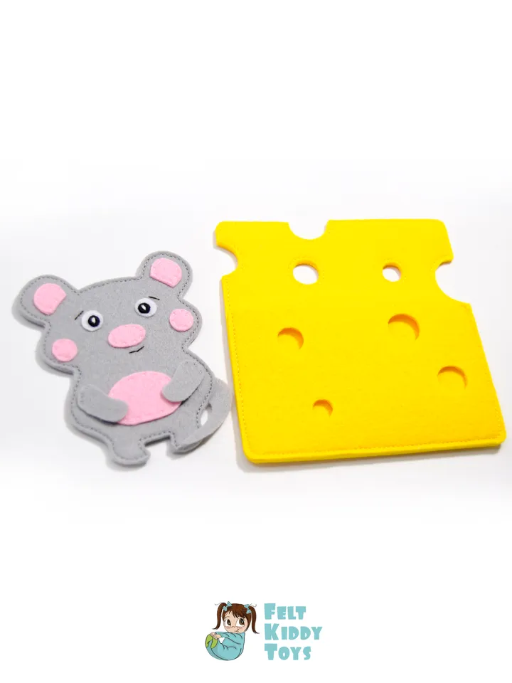 Mouse in Cheese house, PDF Pattern and Tutorial, SVG file