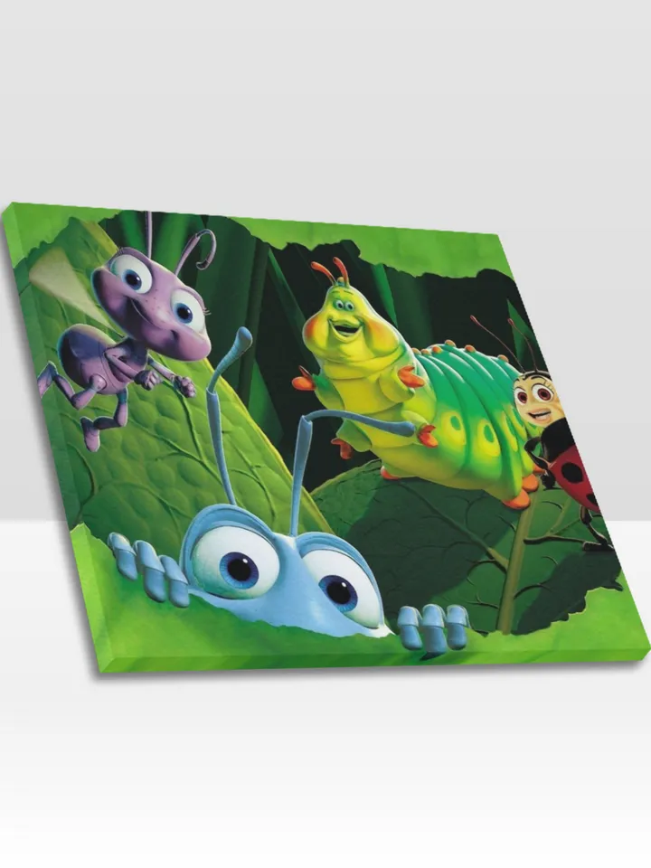 Bug's Life Frame Canvas Print, Wall Art Home Decor Poster