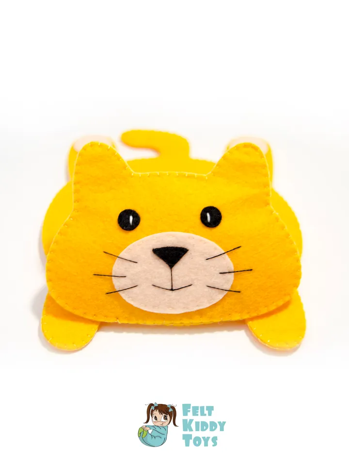 Cat mug rug (coaster), PDF Pattern and Tutorial