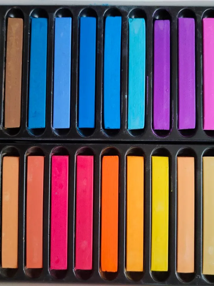 Soft Dry Pastels 36 Sets, Drawing Crayons,Art Pastels,colored chalkcolored,Professional pastel,drawing objects, drawing materials,crayons
