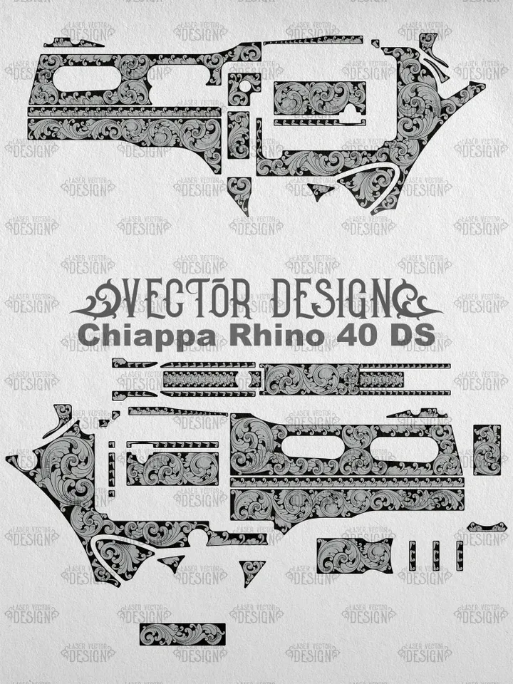 VECTOR DESIGN Chiappa Rhino 40 DS Scrollwork