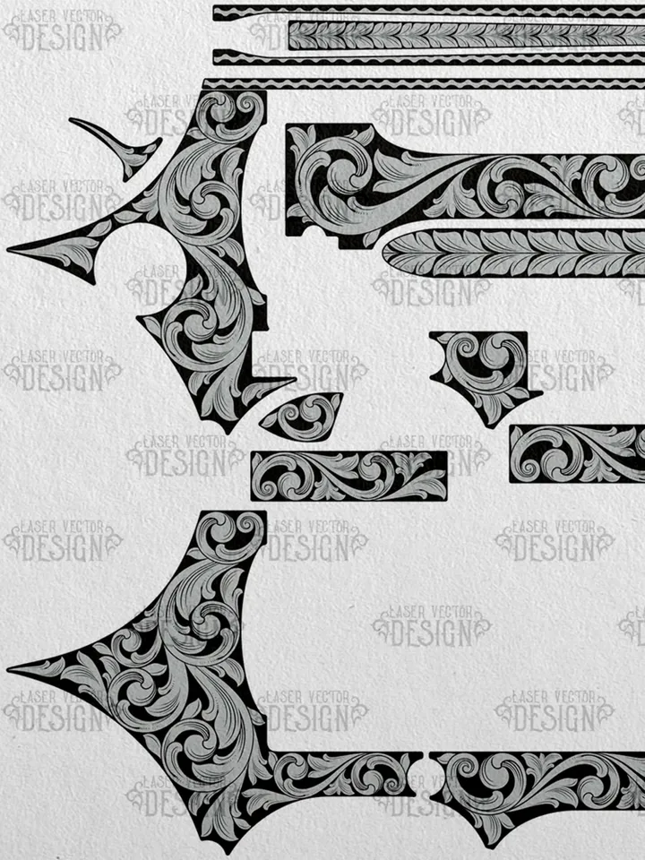 VECTOR DESIGN Taurus Judge 3 in Scrollwork
