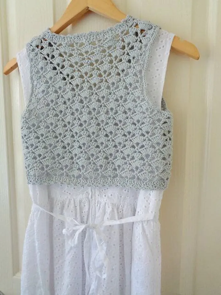 Crochet pattern easy vest, summer vest crochet pattern, women waistcoat crochet pattern pdf