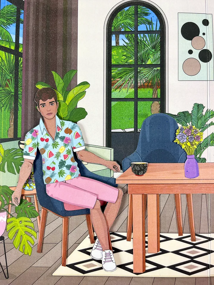 Printable Paper Doll House