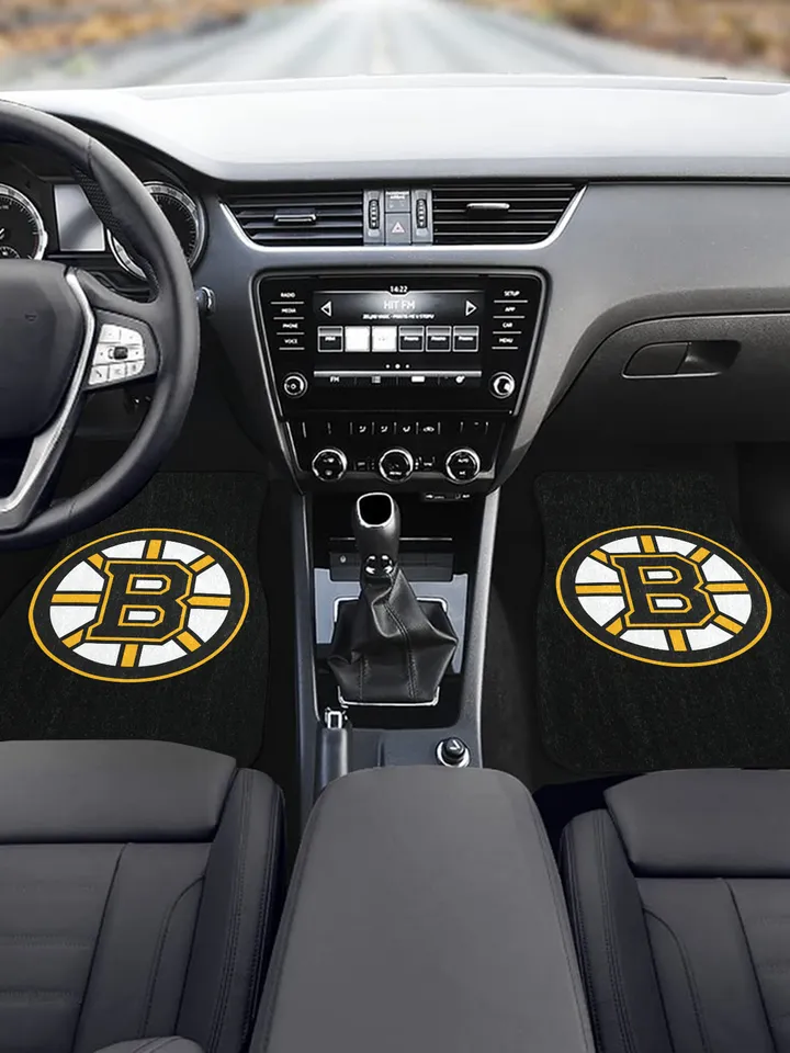 Boston Bruins Front Car Floor Mats Set of 2