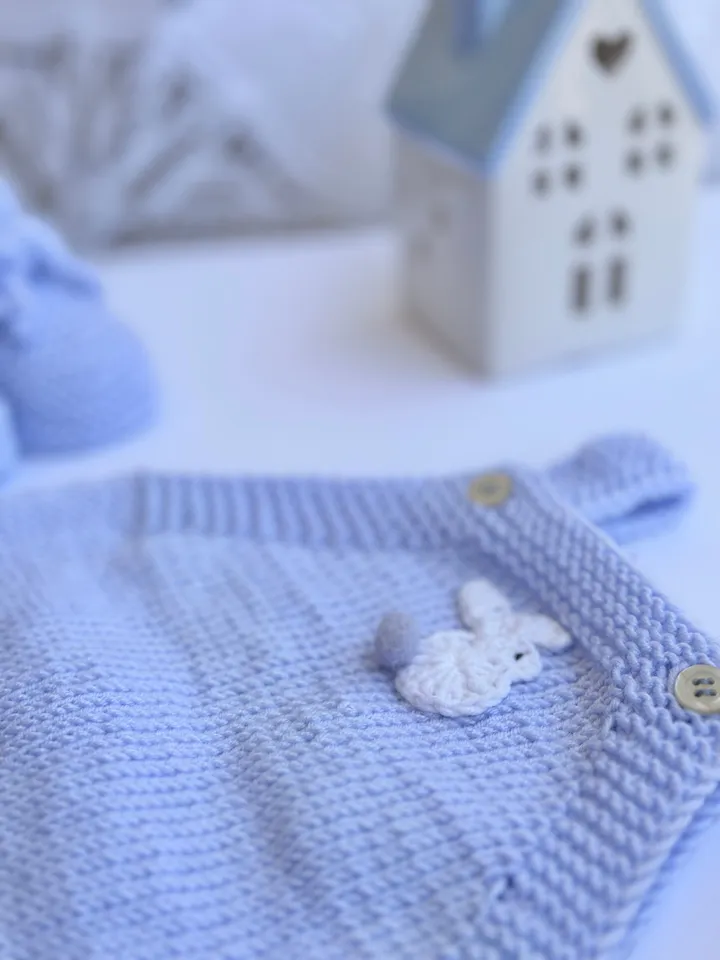 PDF Newborn Onesie Seamless Knitting Pattern – Comfort for Your Newborn with video ENG