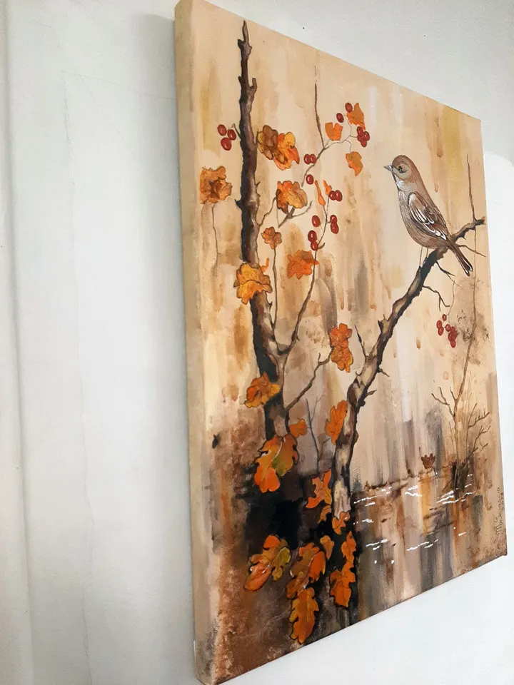 "Autumn Melody" handmade acrylic picture