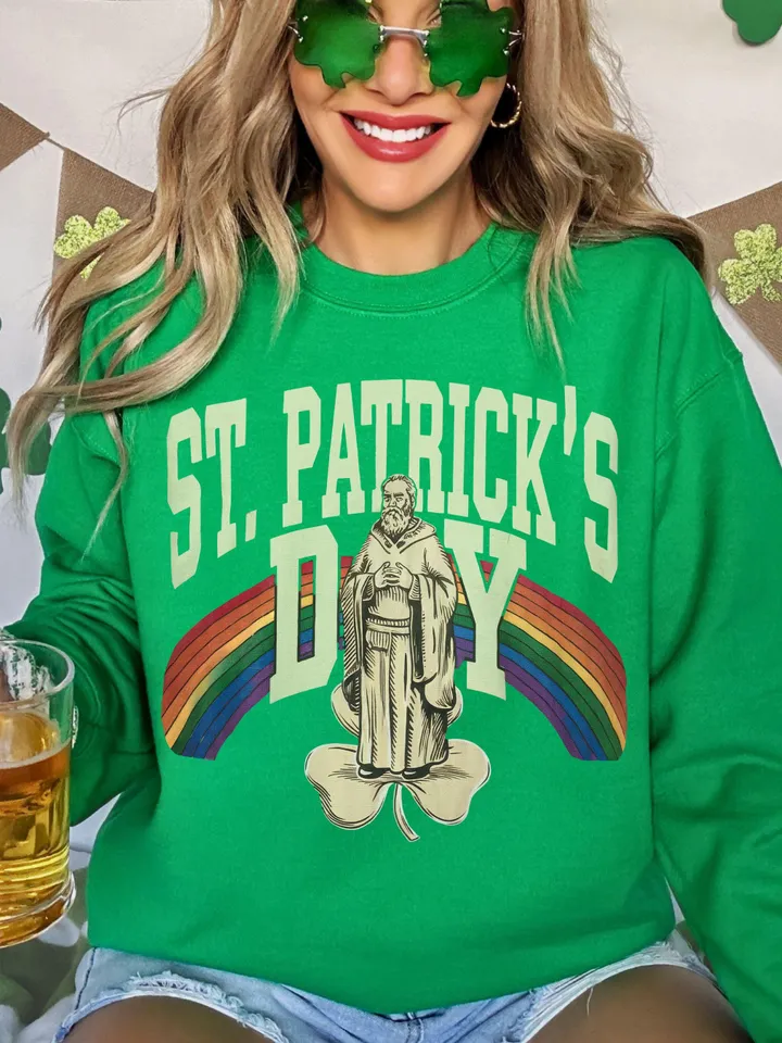 College St Patricks Day Png, Christian Patrick Png, Retro St Patricks Day Png, Lucky Shamrock Png, Bible Verse Png, Irish Png, Religious