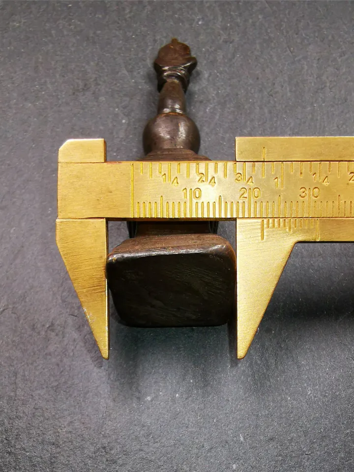 Gandhanra Vintage Tibetan Buddhist Tower Amulet,Stupa,Pagoda Pendant,Made of Thokcha,3.35 inches