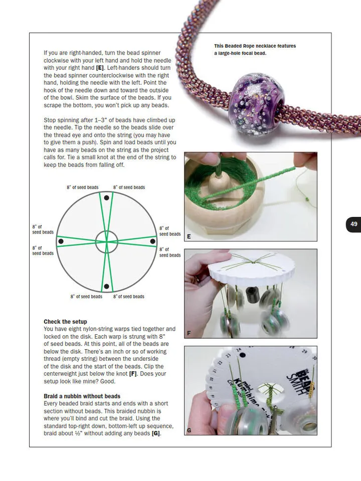 Kumihimo Basics & Beyond:
24 Braided and Beaded Jewelry Projects on the Kumihimo Disk