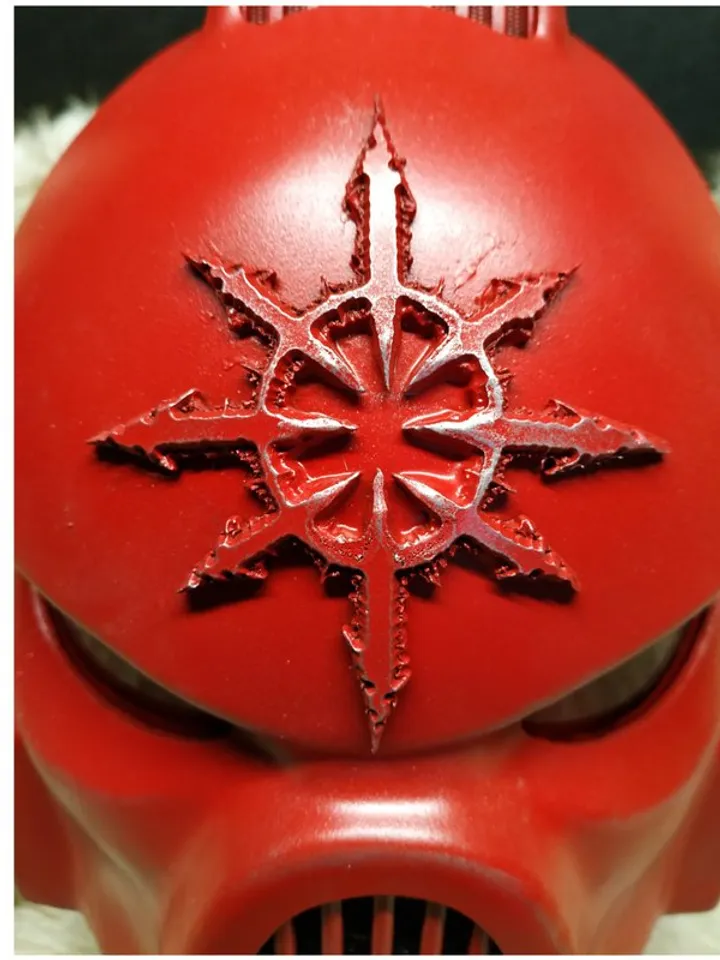 Dawn of war spacemarine helmet - Warhammer 40k - mark of chaos - cosplay armor