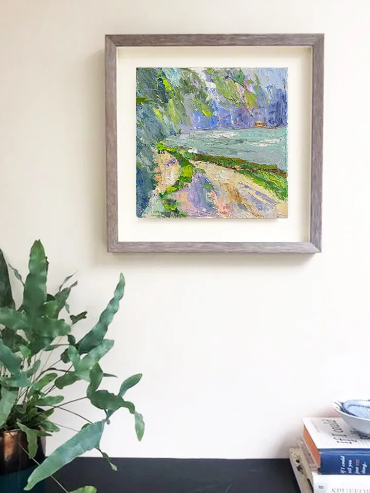 Seascape Painting Original Oil Painting California Seaside fine art