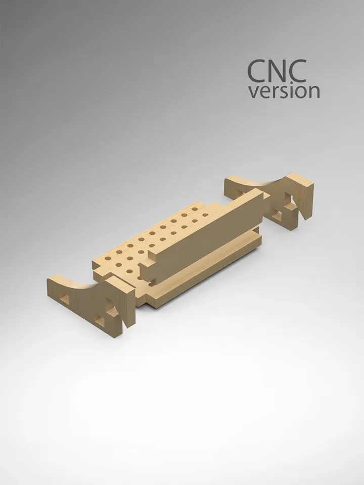 Bits Holder Rack Plans (PDF, SVG) for Workshop – DIY French Cleat Storage System
