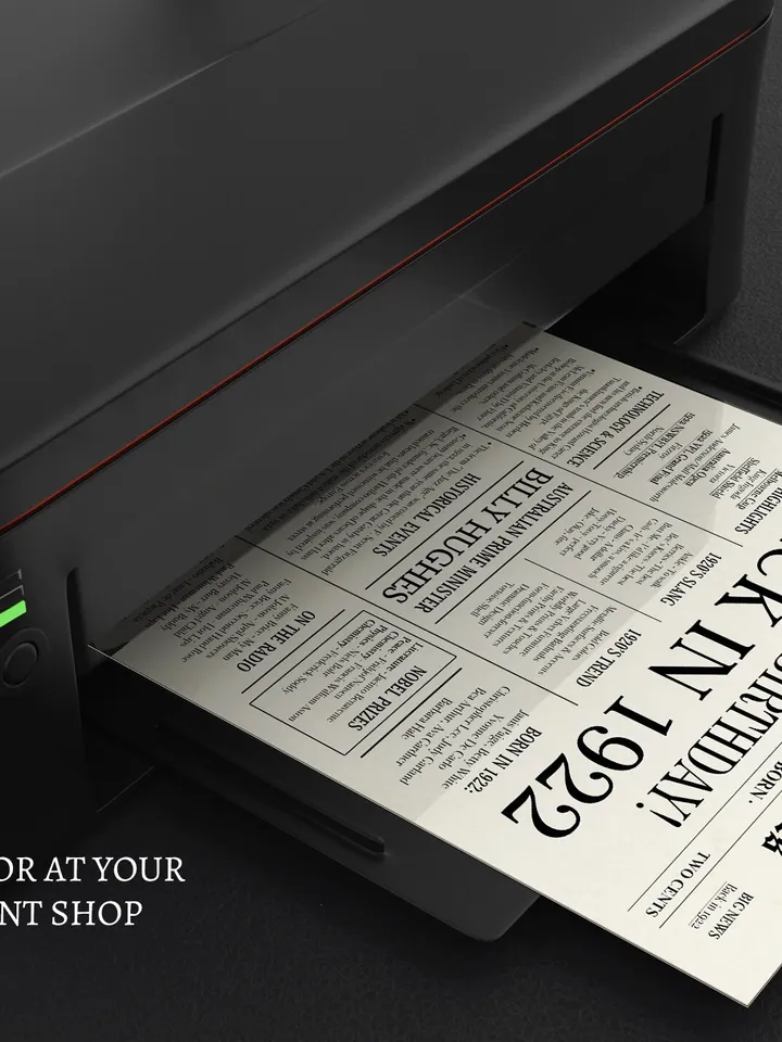 103rd birthday newspaper poster back in 1922 printable sign 1922 birthday fun facts 103 years ago digital download file australia birthday