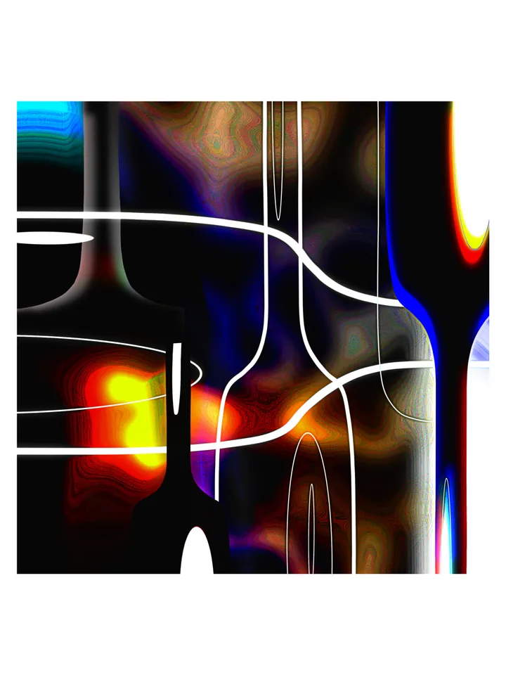 Digital art - Truth in Wine