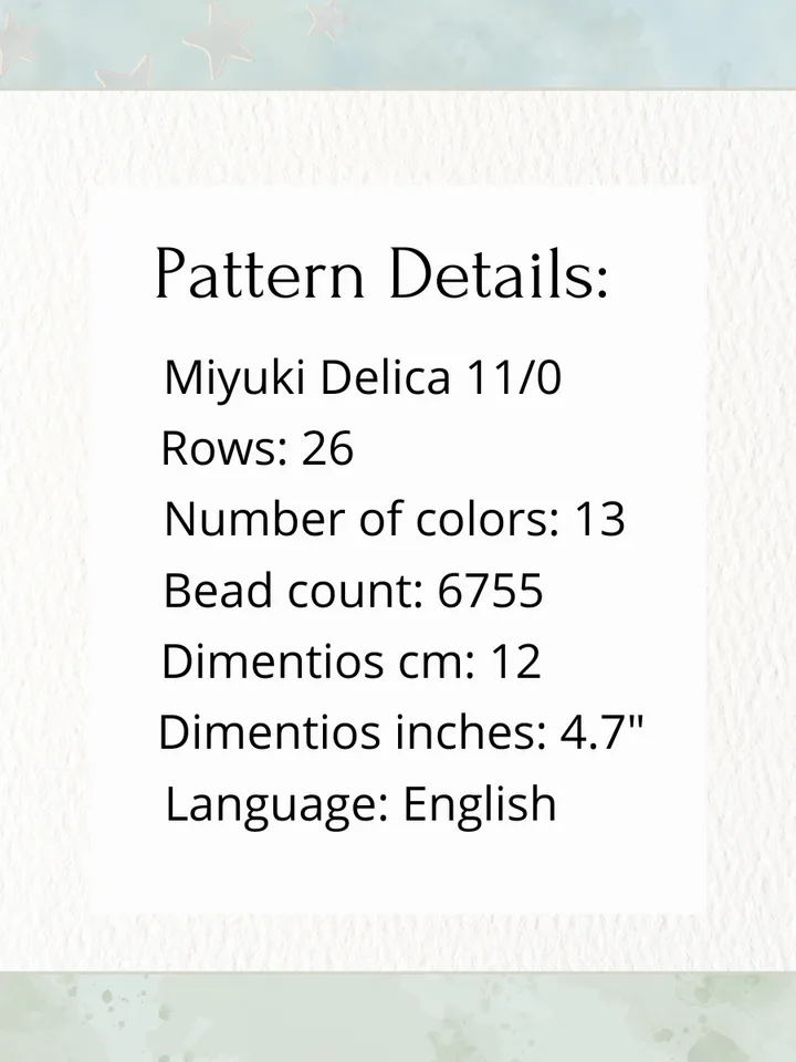 Fox 3D Peyote Star Beading Pattern, Seed Bead Animal Ornaments, Beaded Star PDF Pattern