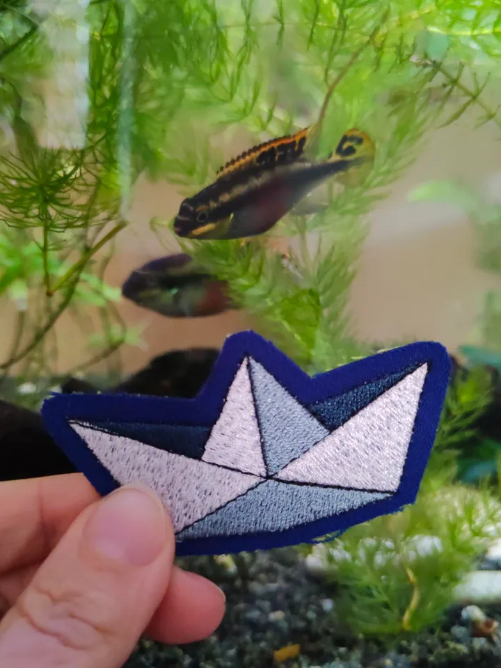 Machine Embroidery Design - Paper Boat