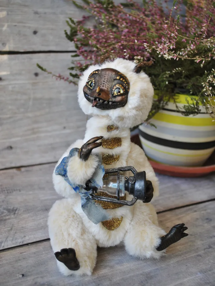 Snow dragon doll