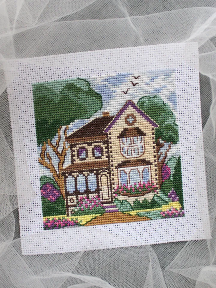 Cross stitch pattern House, digital xstitch chart, instant download