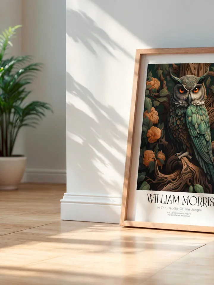 William Morris Wall Art, Vintage Botanical Print, Floral Poster Arts Decor, Digital Download, William Morris Print Digital Download AA5
