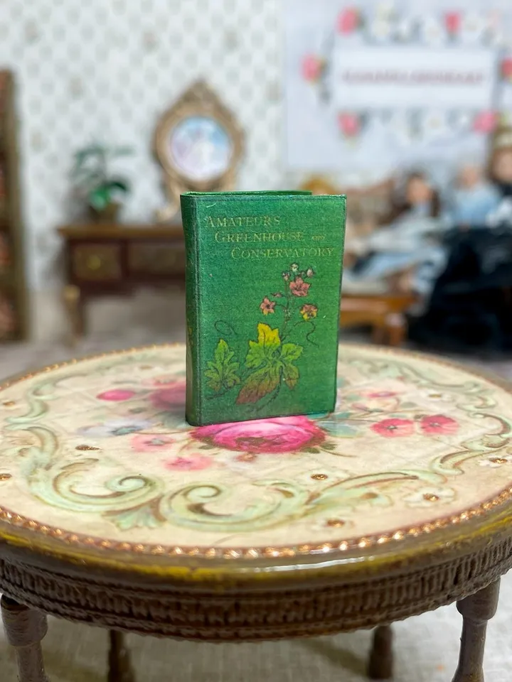 Book for a dollhouse. 1:12. Book for dolls. Handmade.