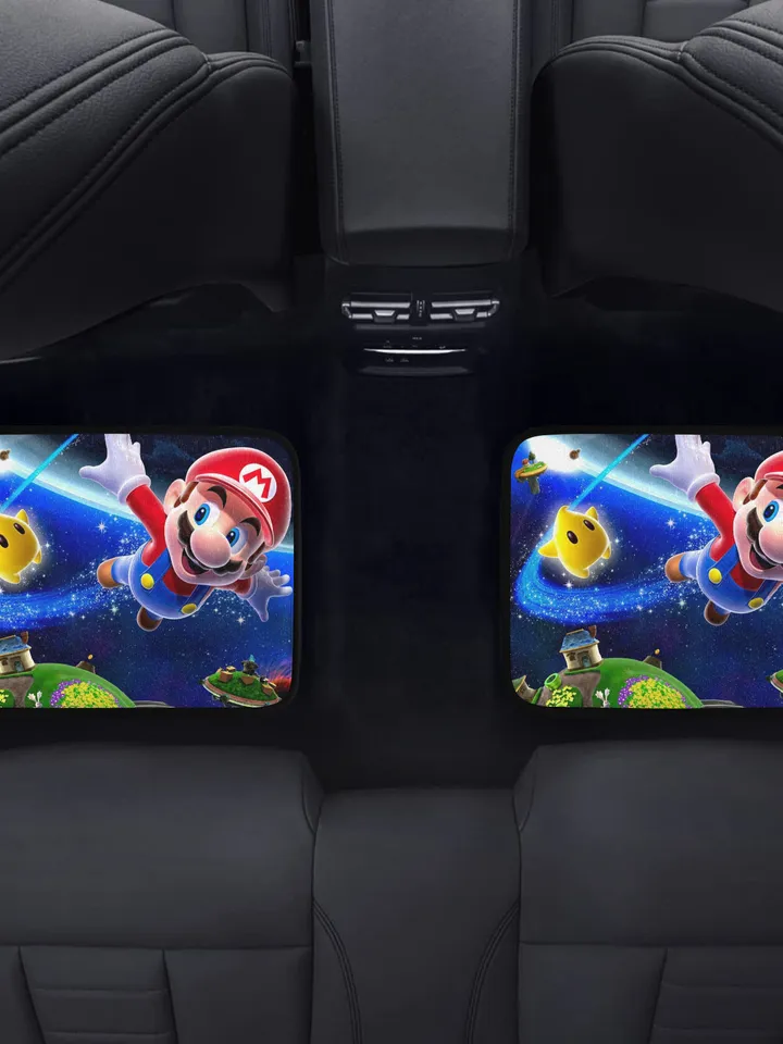 Mario Back Car Floor Mats Set of 2