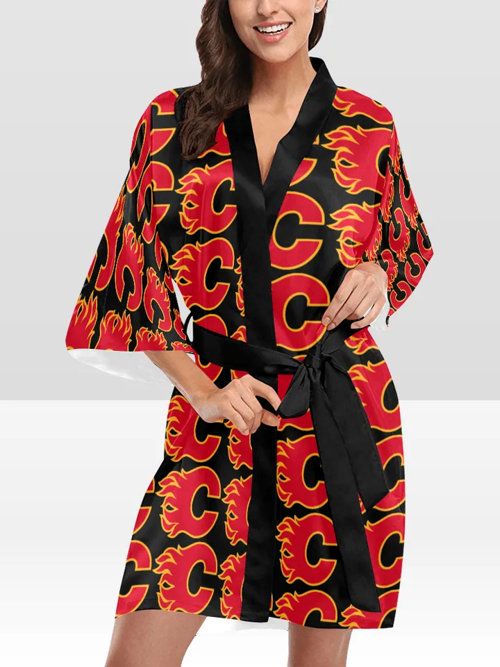 Calgary Flames Kimono Robe
