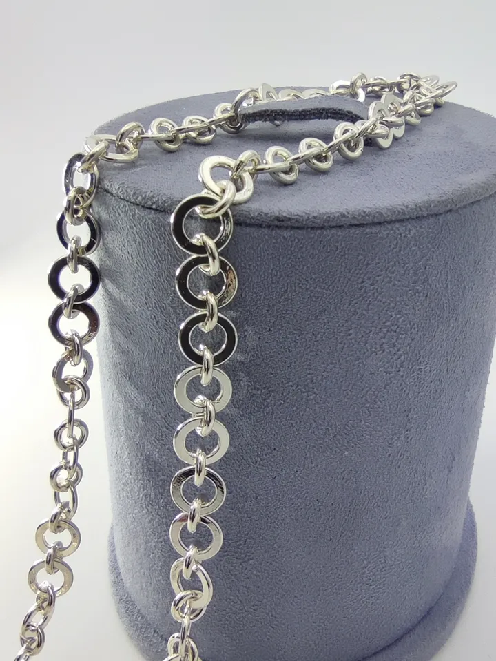 Designer luxury silver chain -