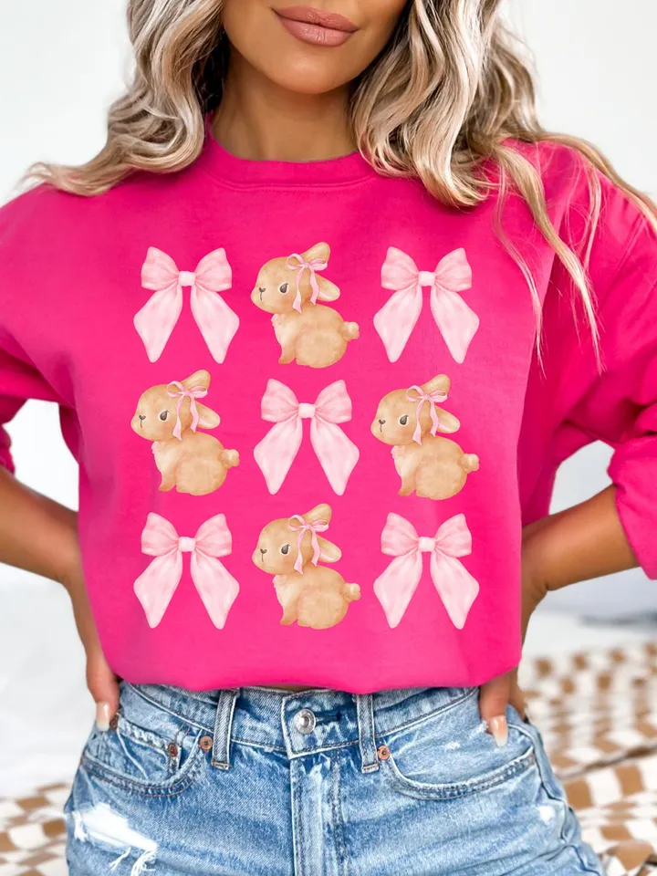 Coquette Bunny png,Easter Png,Easter Vibes Png,Easter Bunny Png,Easter Shirt Design,Happy Easter Png,Easter Sublimation Design