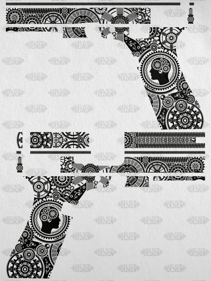 VECTOR DESIGN Glock 22 gen 3 Steampunk