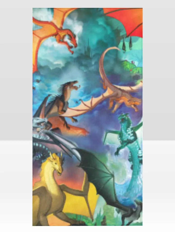 Wings Of Fire Beach Towel