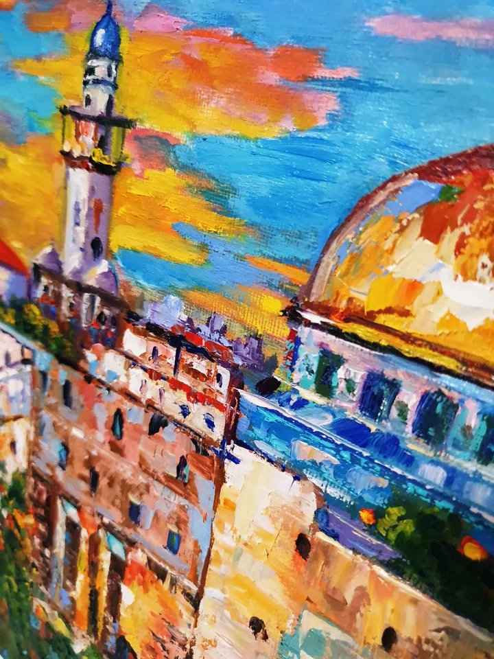 Jerusalem Dome of the Rock oil painting