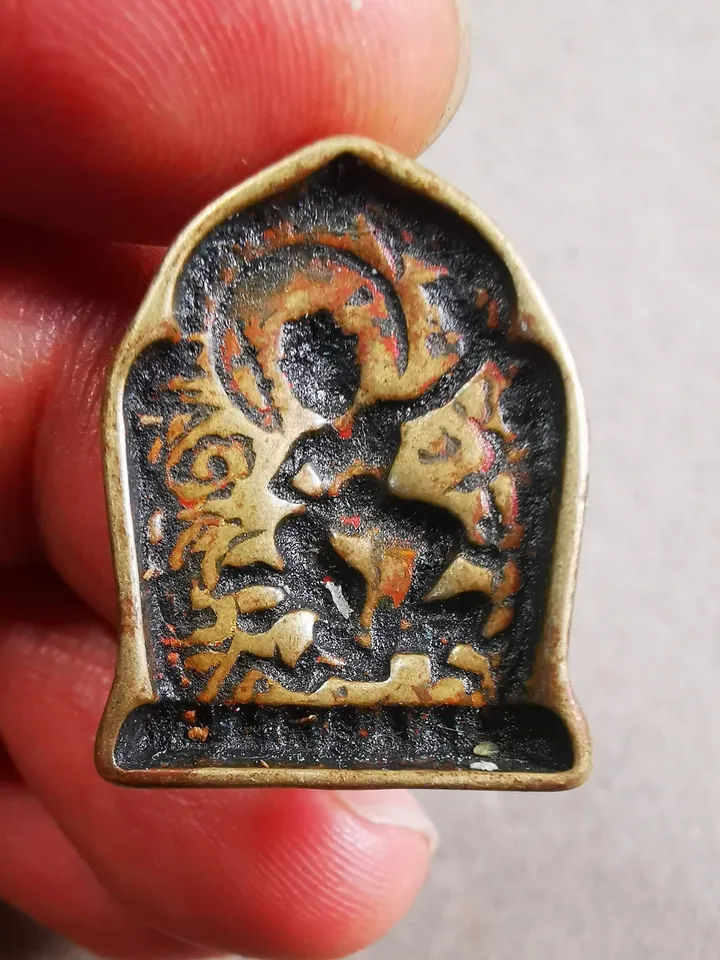 Gandhanra Tibetan Buddha Statue Tsa Tsa Mold,Small Vajrapani Mold,Tsha Tsha Mould For Making Clay Statue