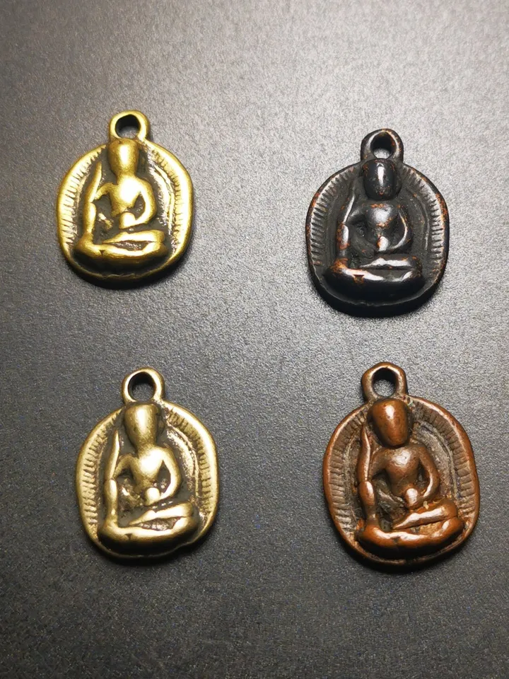 Gandhanra Handmade Amulet,Jetsun Milarepa Pendant, Mala Pendant, Prayer Beads Accessories,Made of Cold Iron