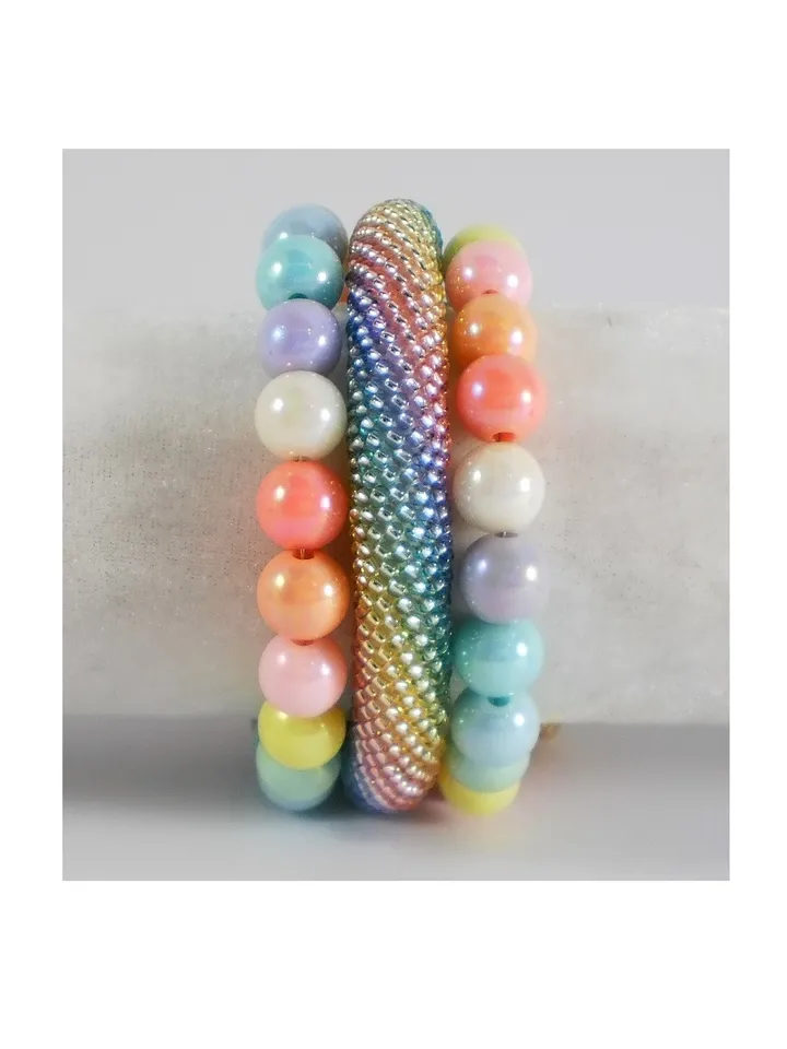 Tutorial wire wrapped bracelet, pattern of a "Victory" bracelet with memory wire, Beaded rope, Double bead crochet, PDF