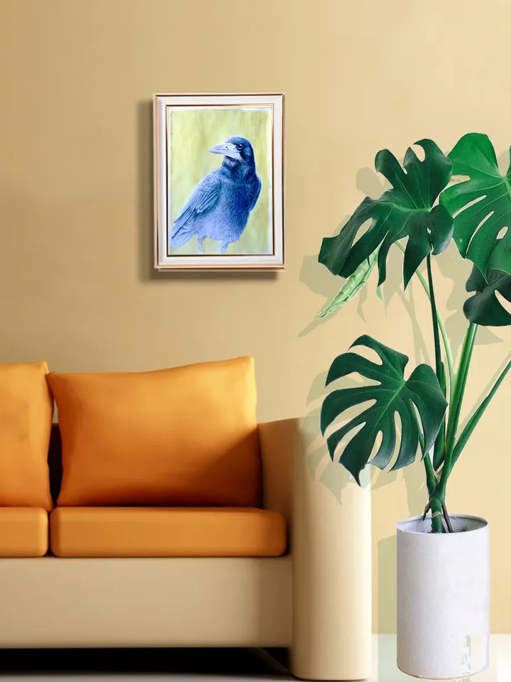 Rook watercolor digital art by AeroDreamSoul