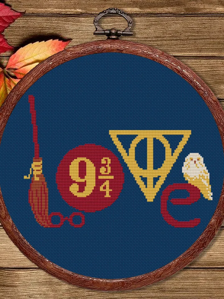 Magic Love Cross Stitch Pattern, Love Cross Stitch Pattern, Embroidery Magic Love, Love xStitch, Home Pattern, Love Pattern #vl009