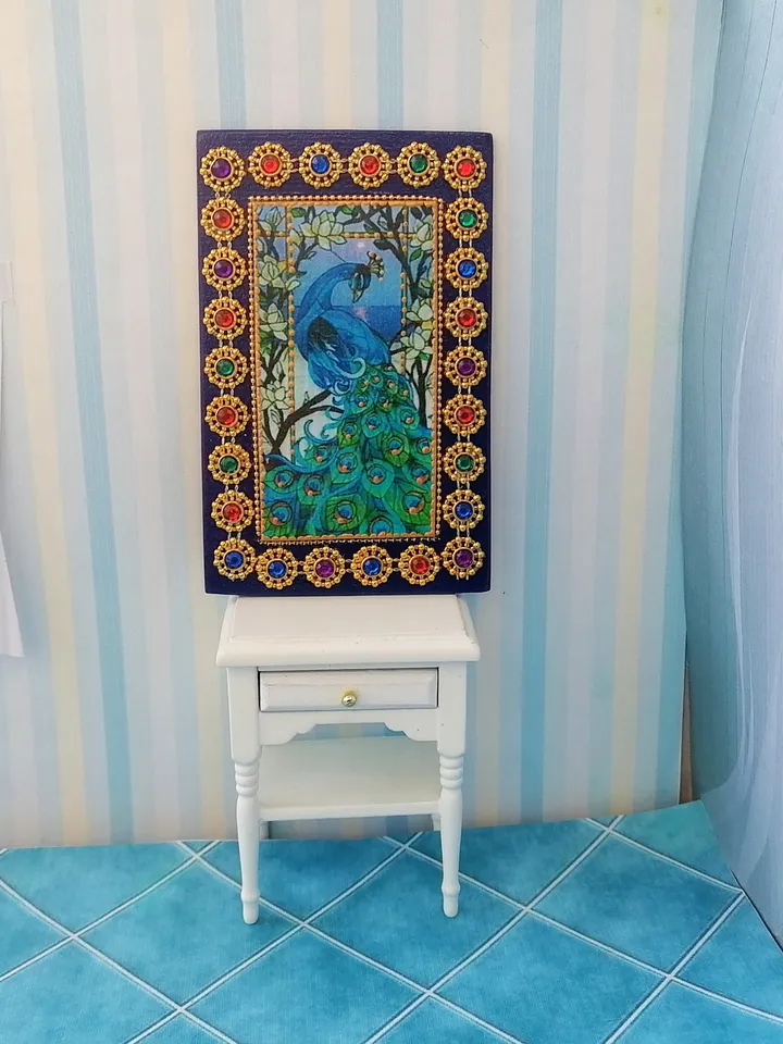 Panel for a dollhouse. Dollhouse.Handmade.