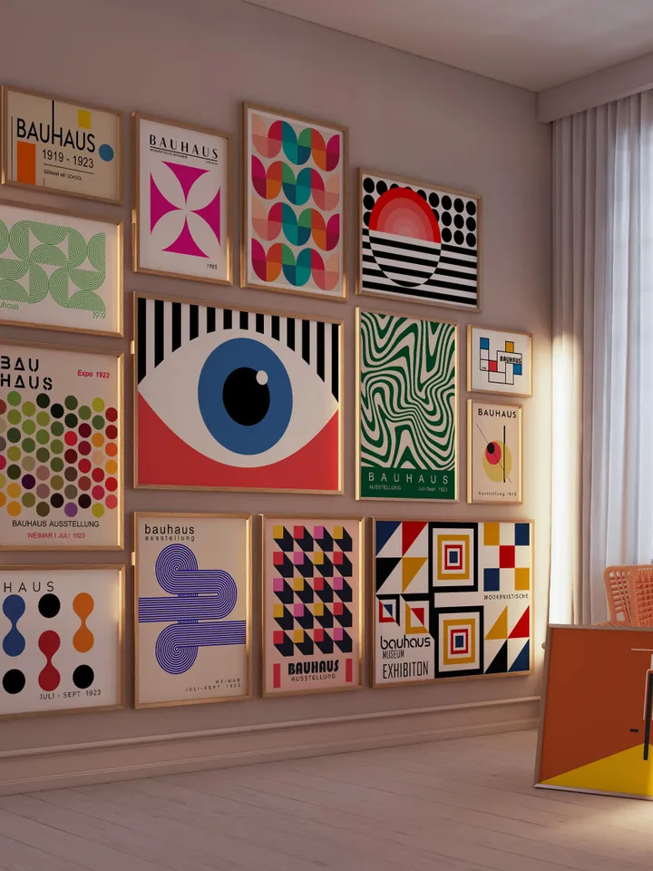 2000+ BAUHAUS Art Prints for Home Decor - Gallery Set -MEGA BUNDLE 2000+ Art Prints Set -Gallery Wall Decoration - Minimalist Digital Print