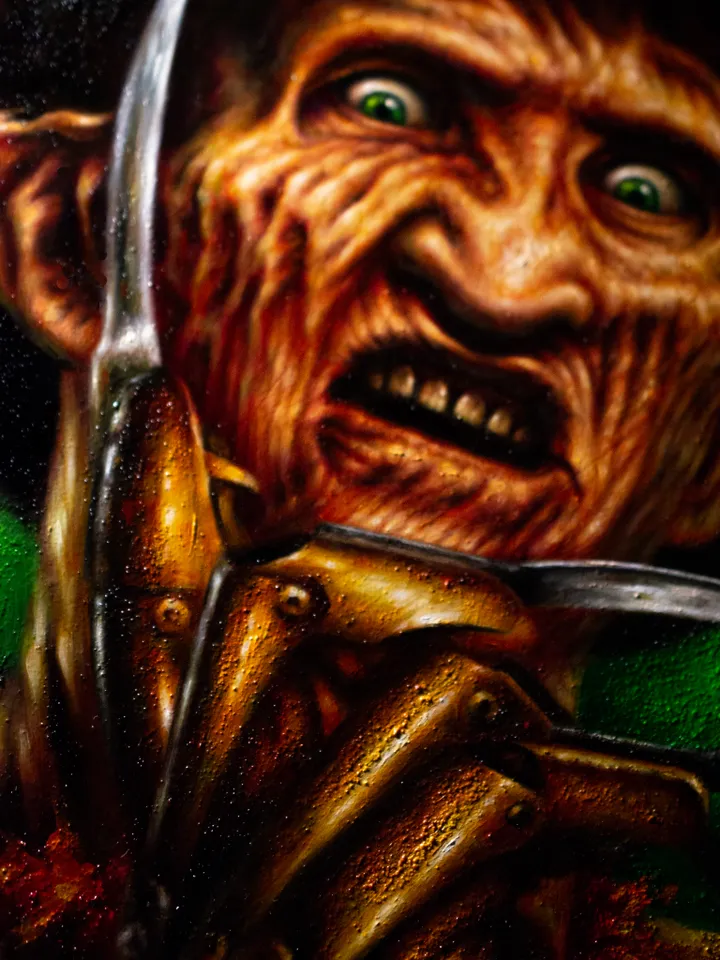 Oil painting Freddy Krueger A Nightmare on Elm Street
