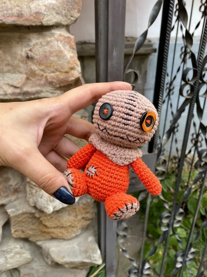 PDF Crochet Voodoo, Creepy Sam doll, Amigurumi voodoo, Voodoo Accessory, Halloween Crochet Pattern, Voodoo Doll Crochet Pattern, Crochet Sam