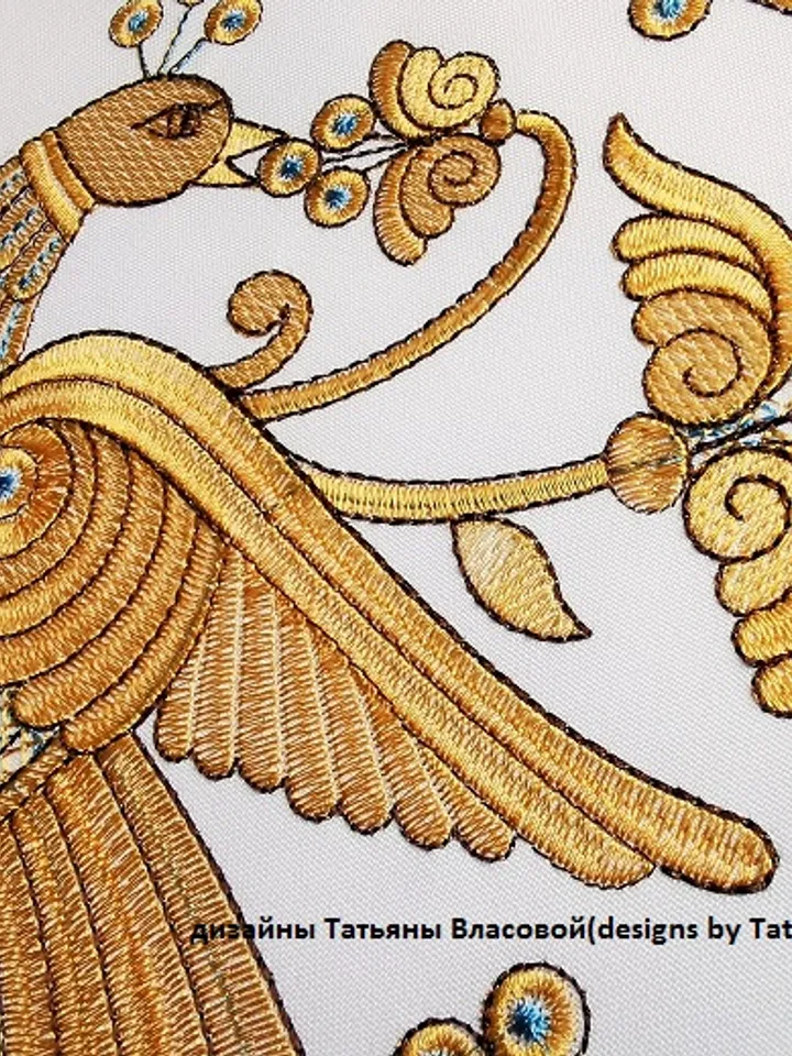 "Agafonovsky" designs for an industrial embroidery machine